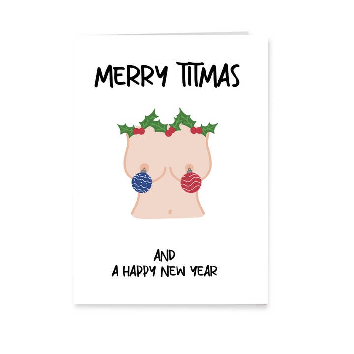 Tarjeta de felicitación navideña - Merry titmas para venta al por mayor de Deadpixel