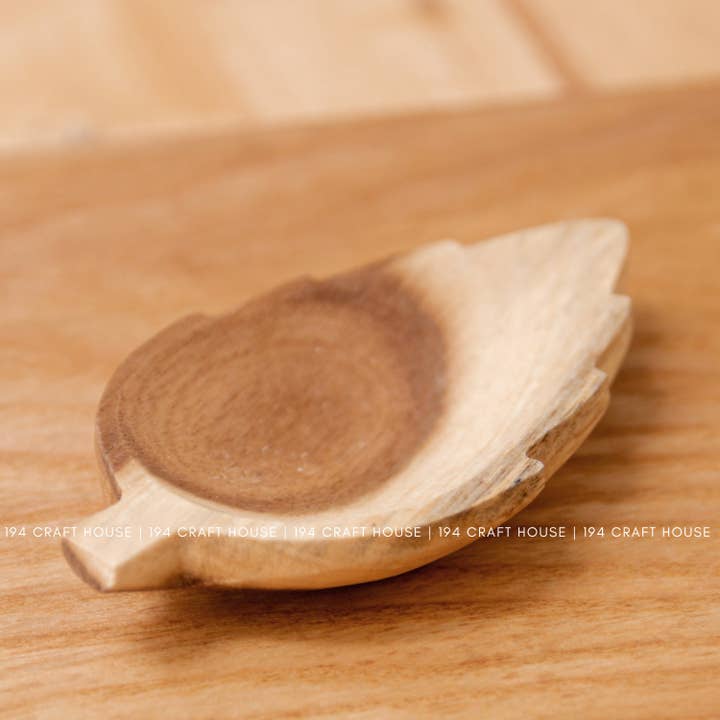 Bandeja de Hoja de Madera de Acacia Pequeña - Decoración del Hogar y Regalos para venta al por mayor de 194 Craft House