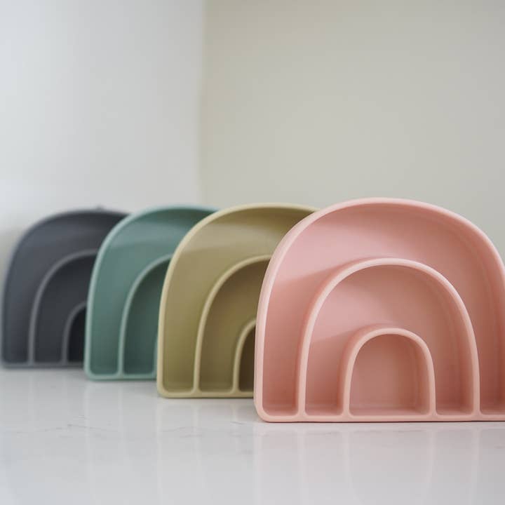 ava + oliver - Wholesale Dinner Plate - Kids & Baby - Rainbow Plate | Mint