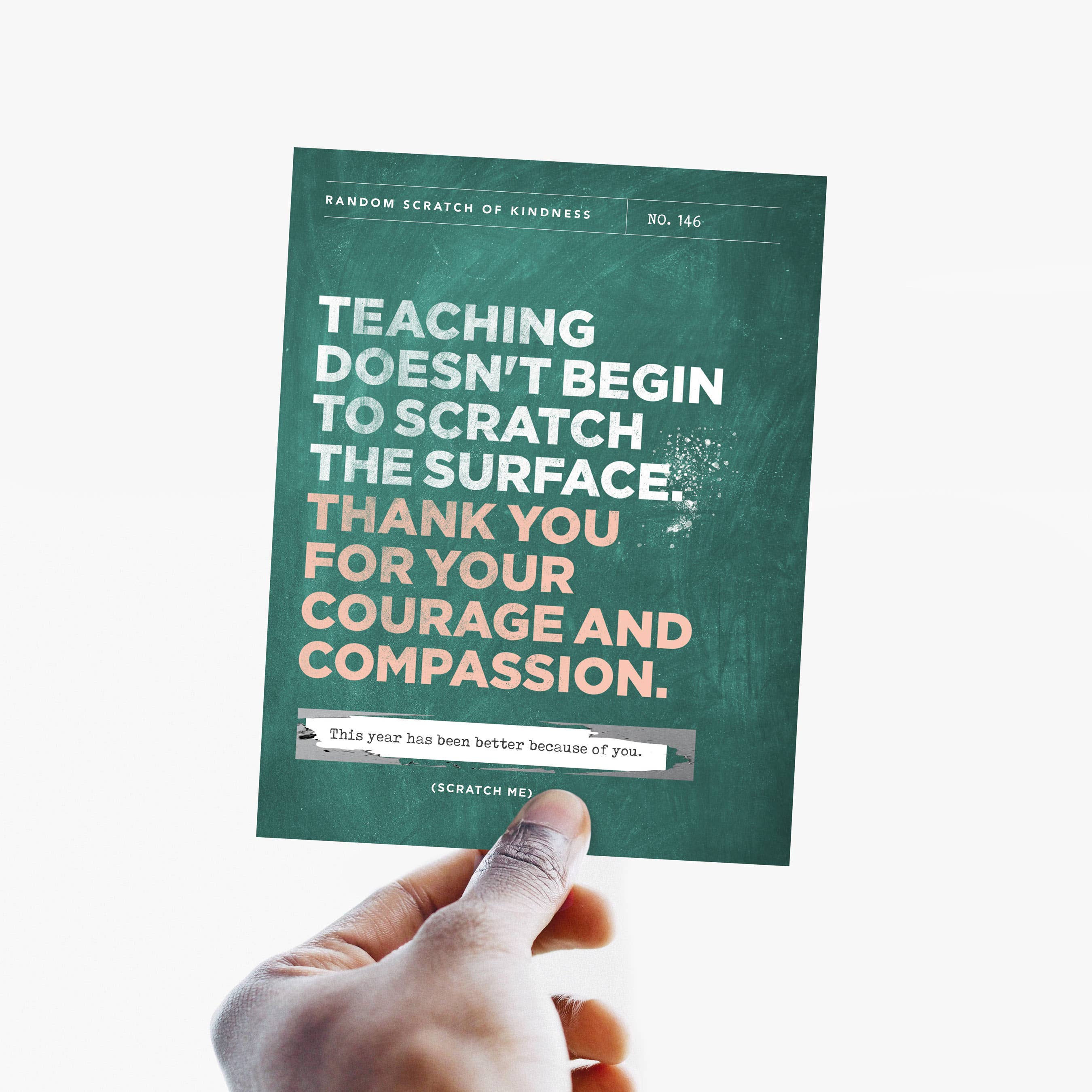 Inklings Paperie - Wholesale Teacher/Back-to-School Card - Scratch-off Card - Scratch The Surface - Teacher7