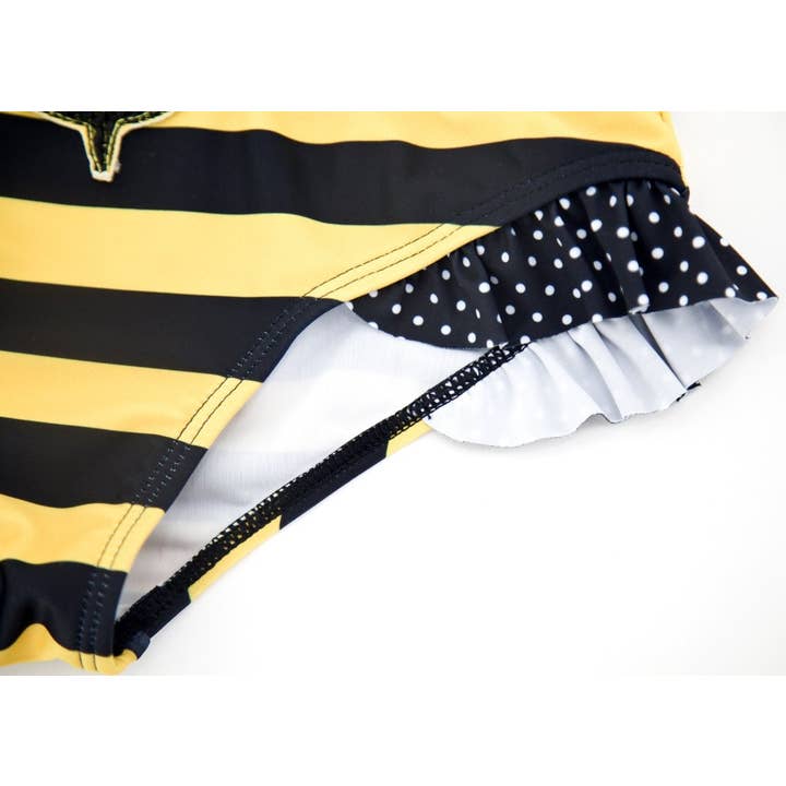 Little Chic Boutique - Wholesale One Piece Swimsuit - Kids - Baby/Toddler Girl's Honey Bee Design One-Piece Design Swimsuit