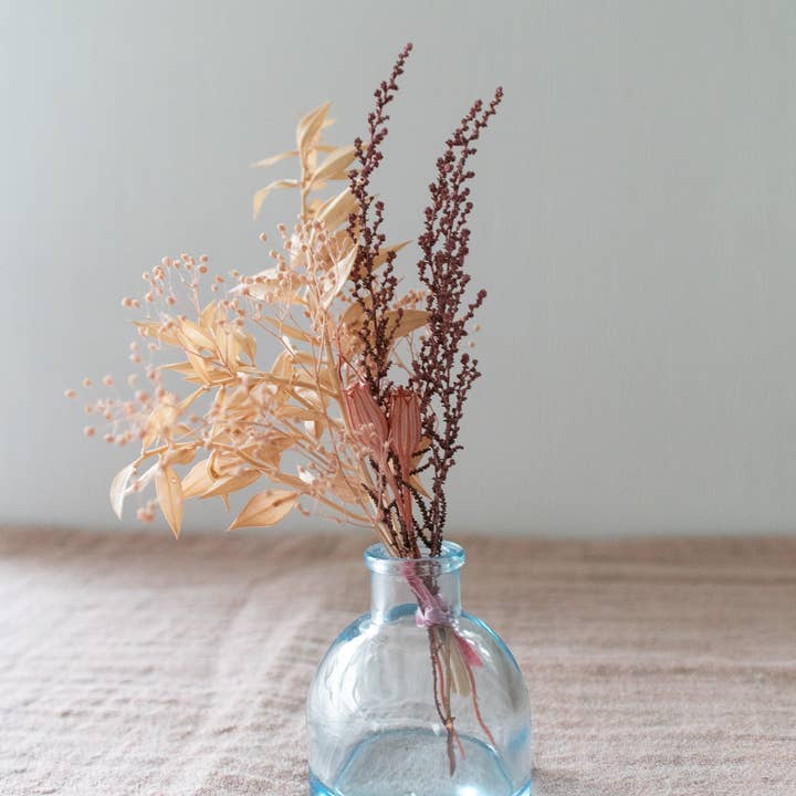 Gather Goods Co - Cards, Coasters, Tea Towels, Art, Mugs - Wholesale Dried/Pressed Flowers - Micro Dried Flower Arrangement in A Glass Bud Vase3