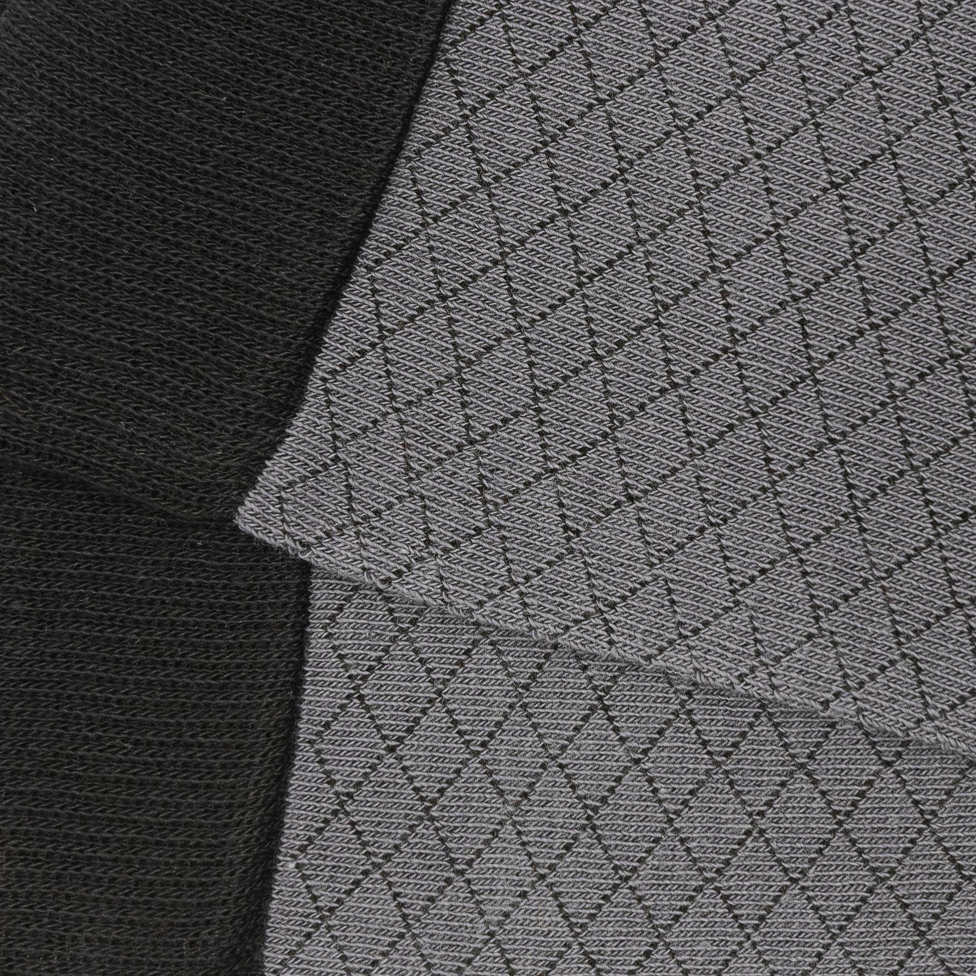 Charcoal Black Miss Low Cut Sock Rhombo Labrado Charcoal-Black for wholesale on Faire2