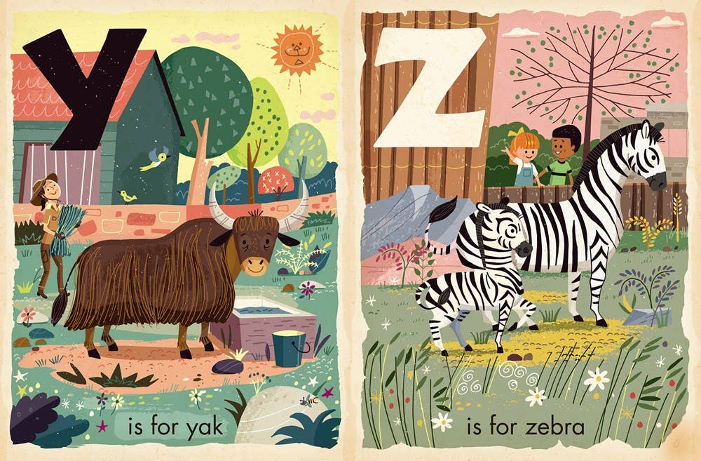 Gibbs Smith - Wholesale Baby & Toddler Book (0-2) - Z is for Zoo: Alphabet board book3