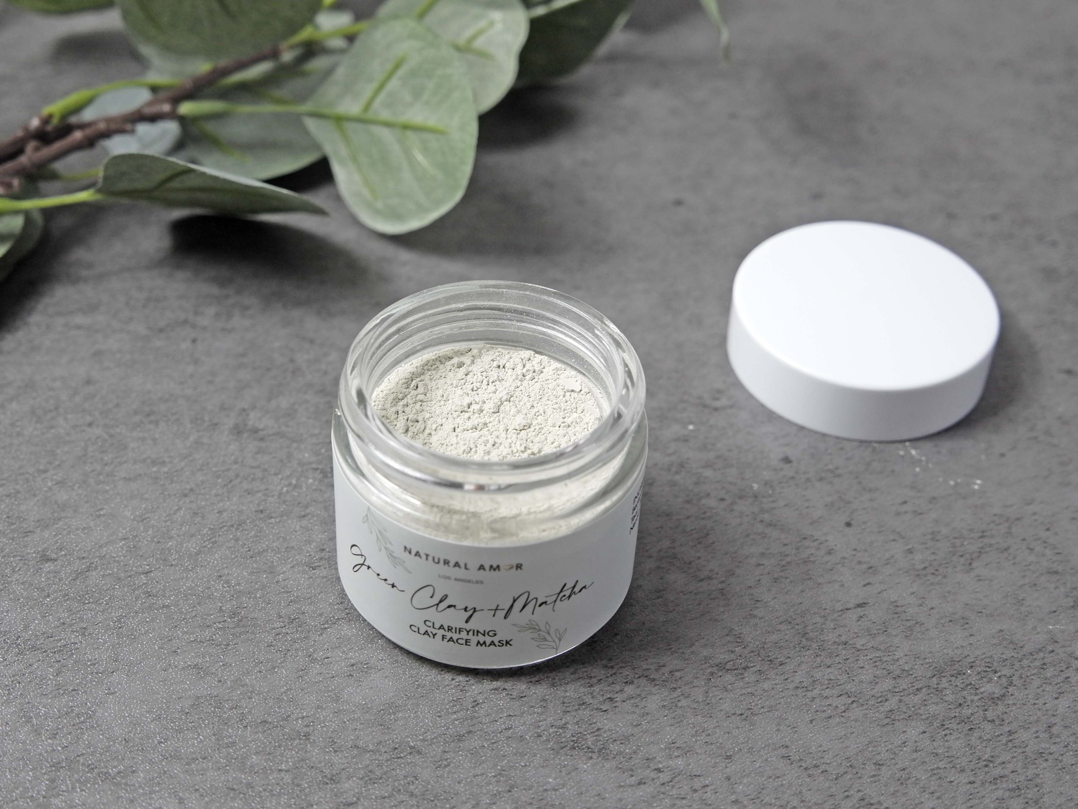 Natural Amor LLC – wholesale Ansiktsmasker – Lermask i burk 2oz| Helt naturlig hudvård5