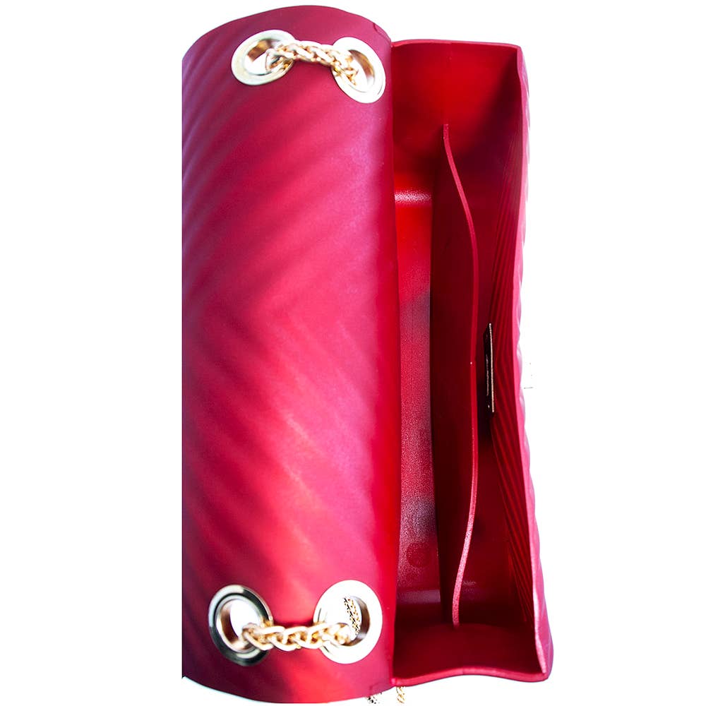 WOORD SCHATTIGE TRENDY JELLY CROSSBODY TAS MET LANGE KETTING, 7042 YI voor groothandel op Faire1