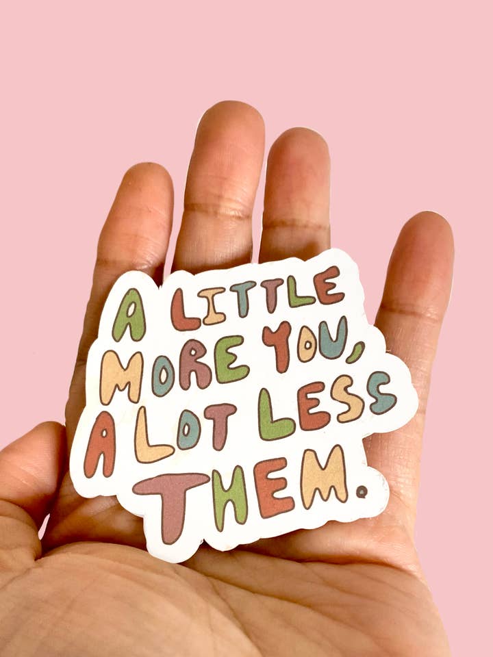 Self Love Quote Sticker for wholesale by Arlo Ave.