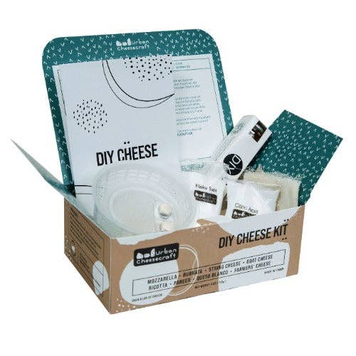 Urban Cheesecraft - Wholesale DIY Food Kit - Deluxe Cheesemaking Kit - Makes 8 Cheeses Inc. Mozzarella1