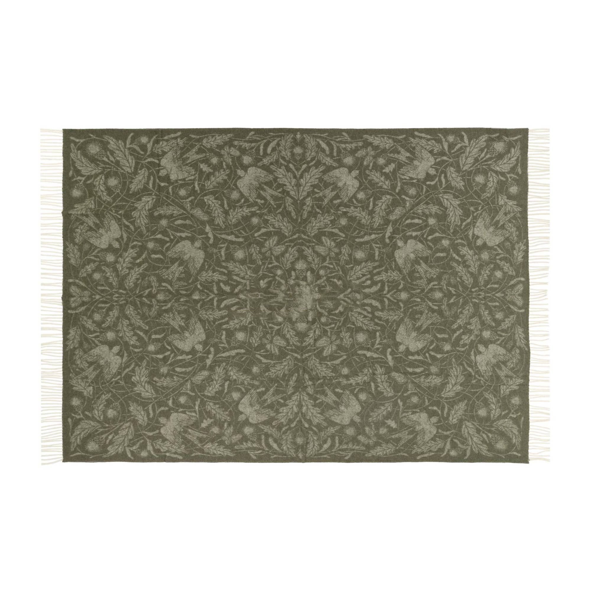 NorraVilla - Wholesale Throw Blanket - Merino Wool throw  Blanket William Morris style 3