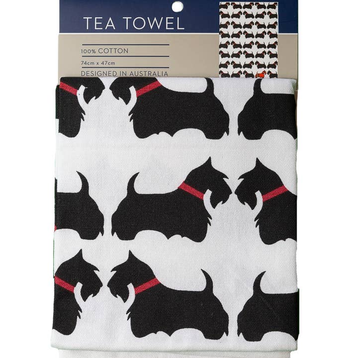 Allgifts Australia - Vente Torchons - Torchon - Scottie Dog2