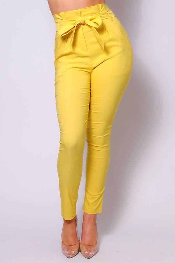 SENAP PLISSERAD MED HÖG MIDJA OCH BÄLTMONTERAD för wholesale på Faire1