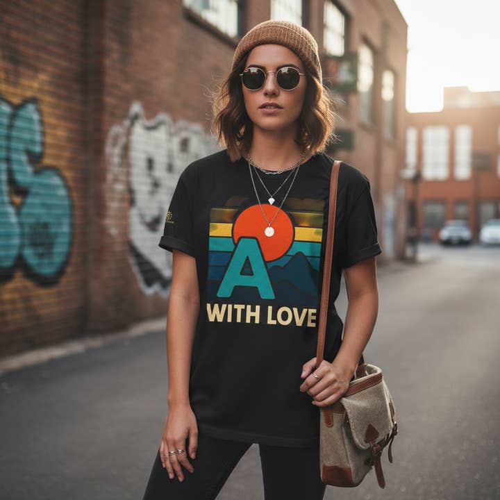 Sunset Graphic Tee, Unisex Cotton T-Shirt for wholesale by RC'nSONS