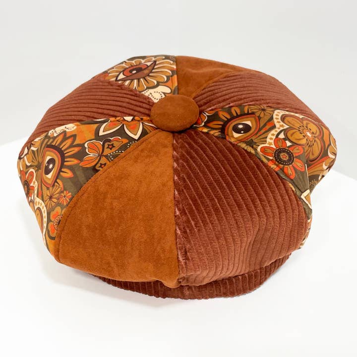 Stan and Gwyn – wholesale Newsboy/Schoolboy Hat - Dam – Baker pojke hatt, 60S platt mössa, De. Beatles Style Cap.12