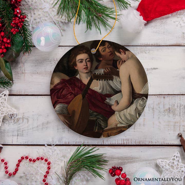 OrnamentallyYou - Wholesale Ornament - Caravaggio Musicians Ornament, Famous Painting Decor3