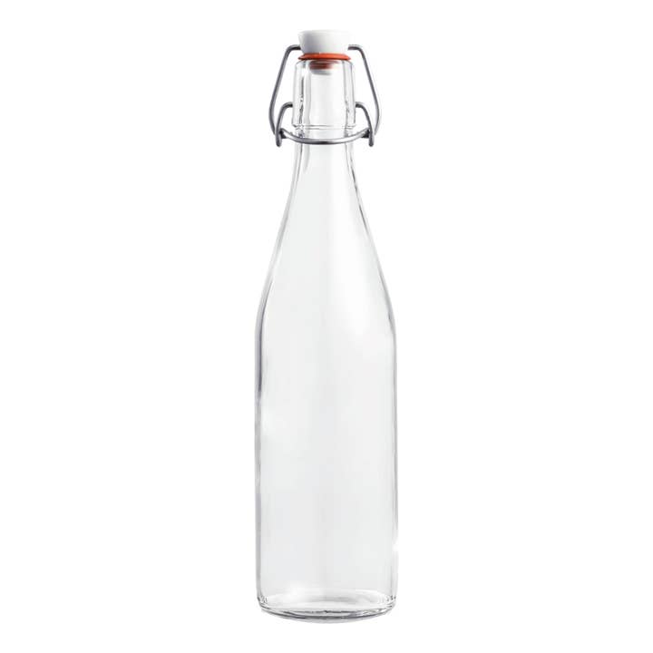 French Glass Swing Top Bottle With Airtight Hinged Stop French Glass Swing Top Bottle With Airtight Hinged Stop