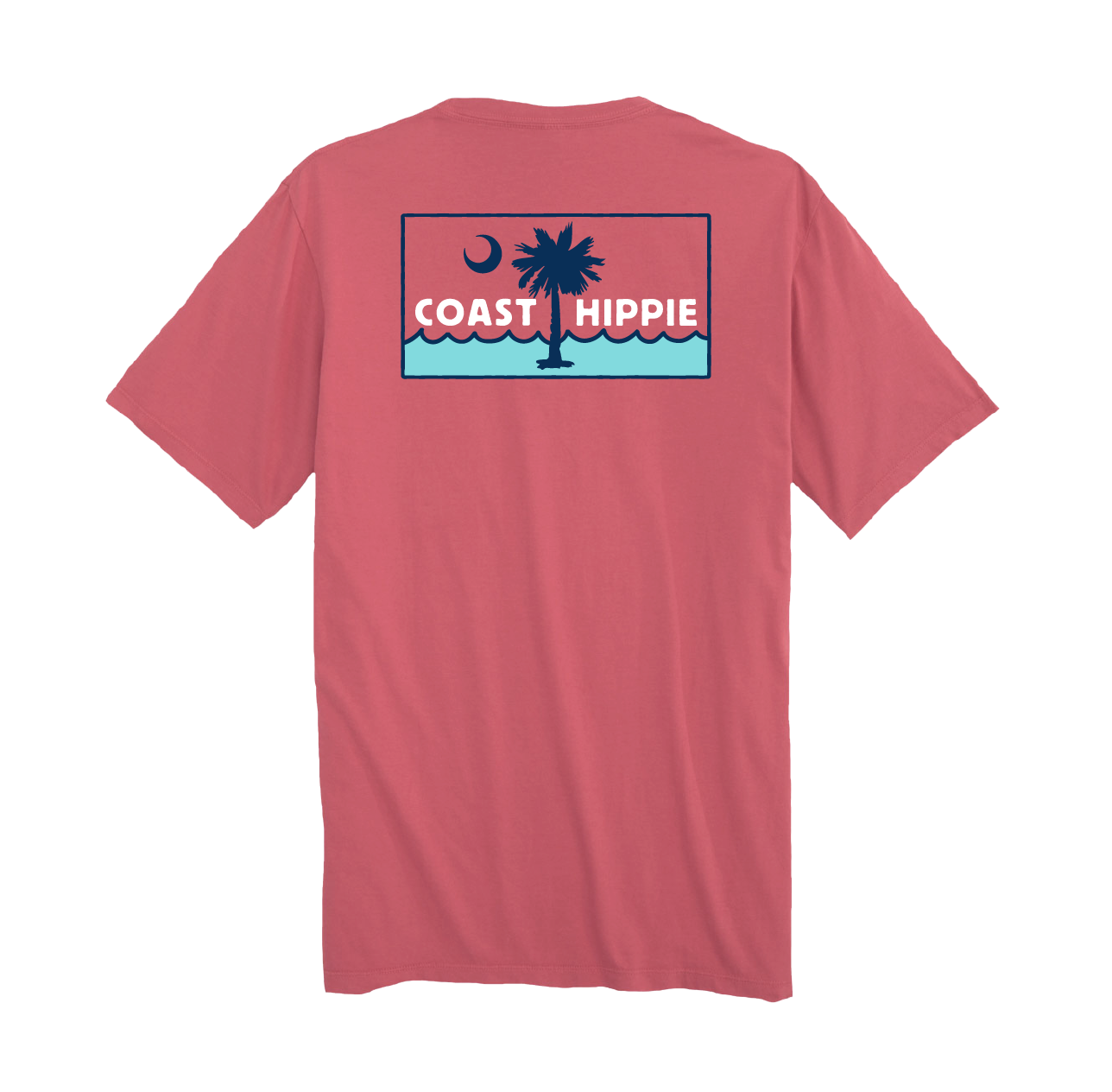 Coast Hippie - Wholesale Screen Printed T-Shirt - Unisex - SC Flag SS10