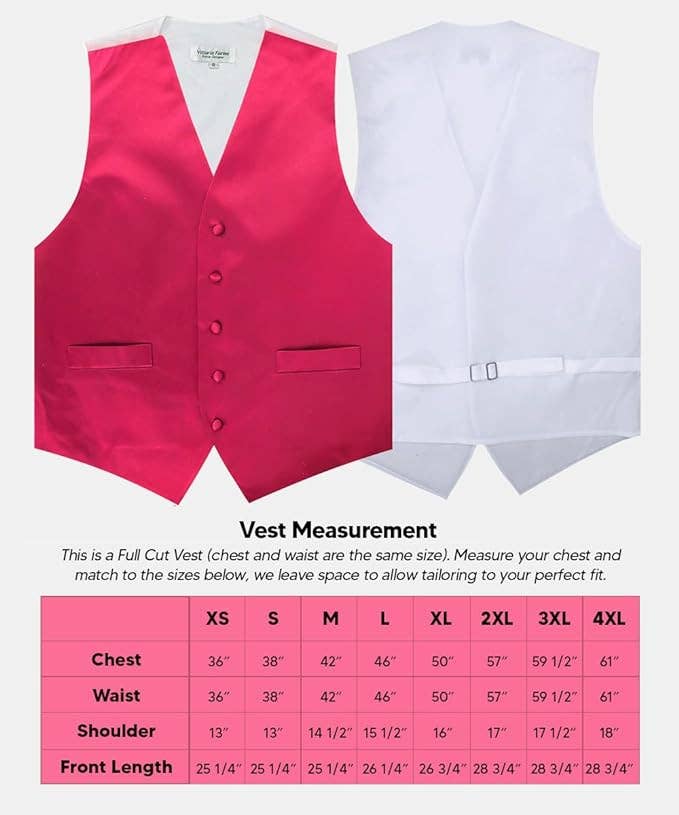 Dubal Brothers - Wholesale Suit Vest - Men's - Vittorio Farina Solid Satin Vest Set (White Back) Var. 01 (Beige-Maize)20