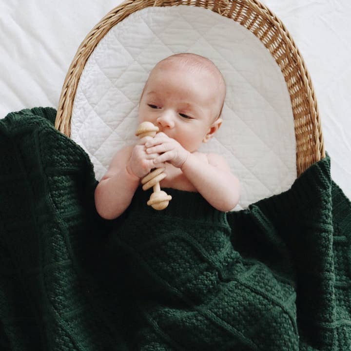 SNUGGLY JACKS - Wholesale Bedding Blanket - Kids & Baby - Forest Organic Knitted Blanket