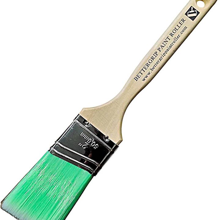 BetterGrip Paint Roller – wholesale Paint/wax brush – 5-Piece Paint Brush Set – Angled & Flat Brushes with Durable Synthetic Bristles & Wooden Handles2