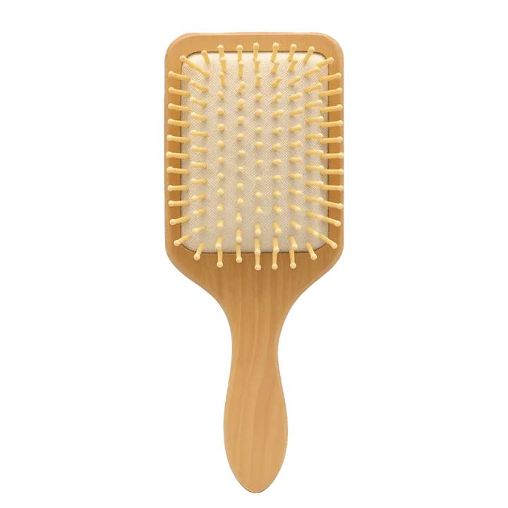Lotus Wood Brush – White Bamboo Bristles for wholesale by Les Laboratoires Bio Seasons
