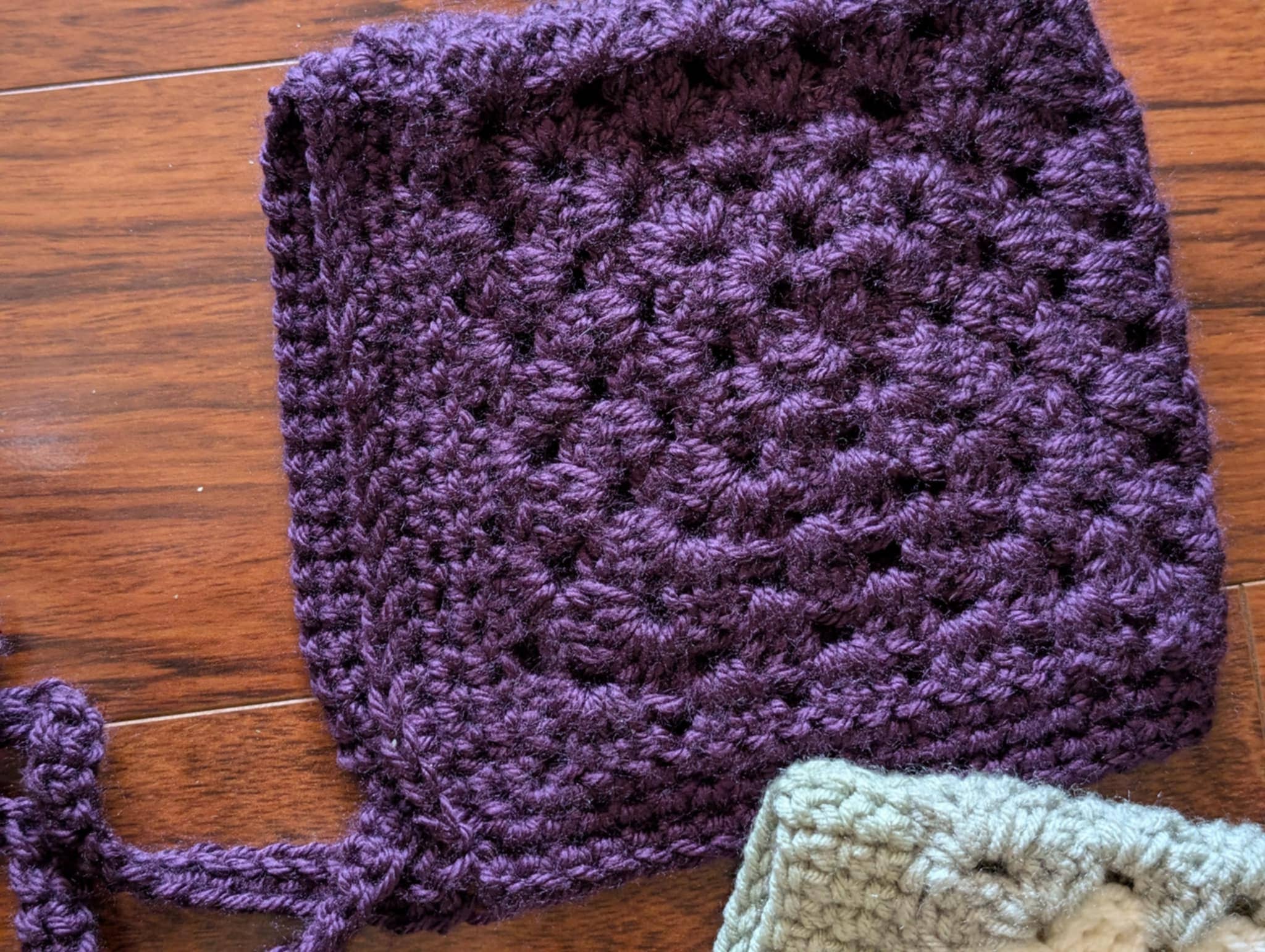 The Yarn Lilly - Wholesale Beanie - Kids - Handmade Crochet Granny Square Newborn Bonnet4