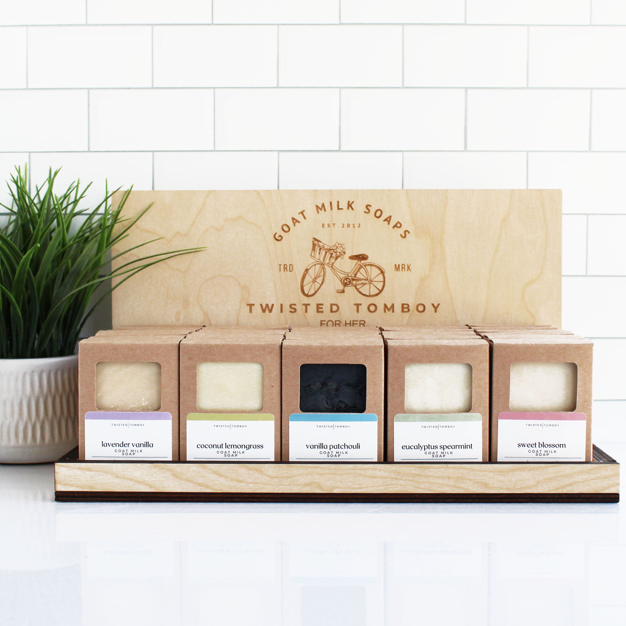 Twisted Tomboy | Bath+Body+Shower+Shave - Wholesale Bar Soap - Women's Soap Display (Twisted Tomboy)0