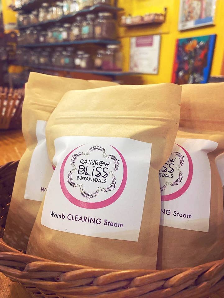 Womb Clearing Yoni Steam for wholesale by Rainbow Bliss Botanicals