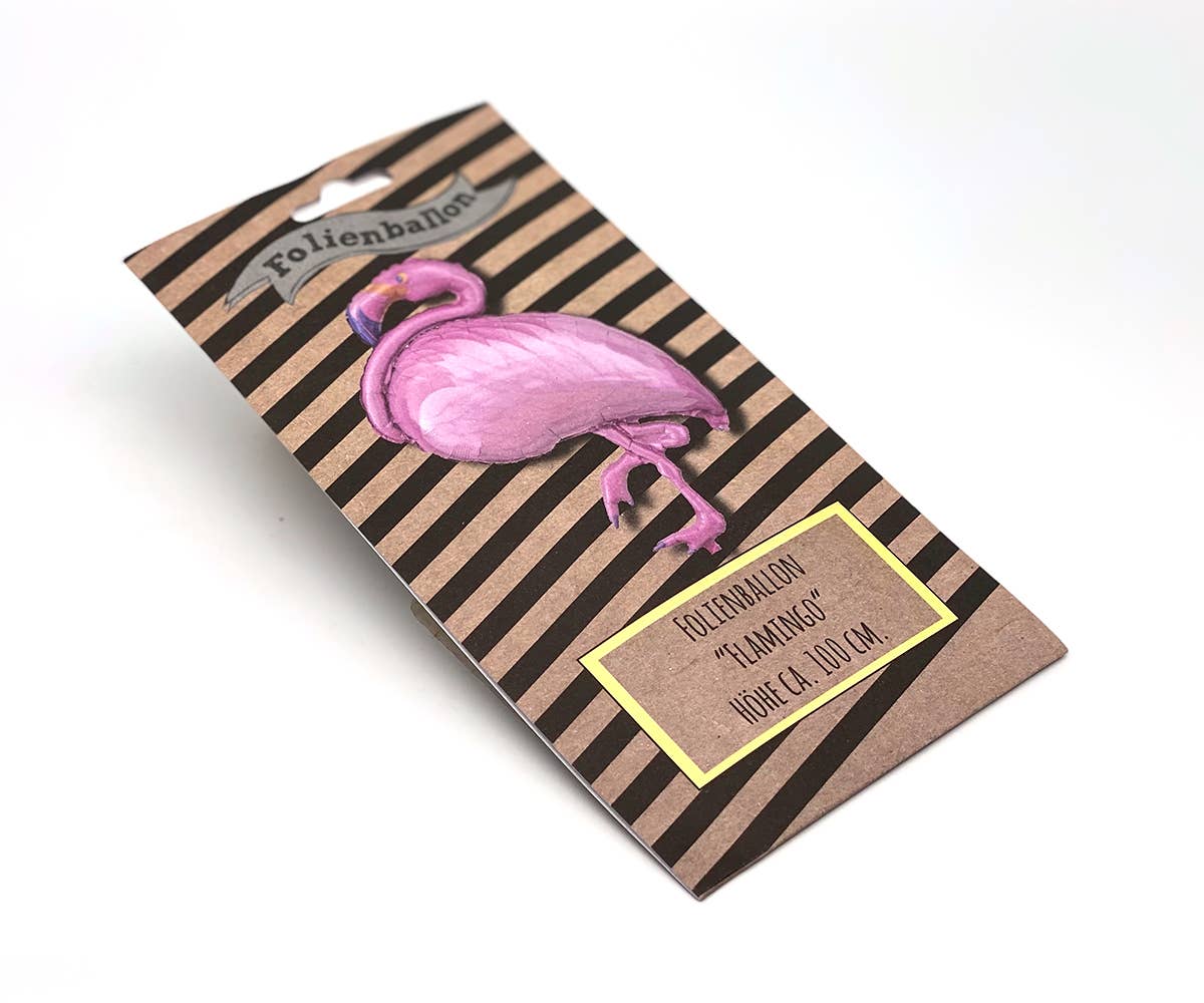 Creabrulee - Vente Ballon - Ballon en aluminium flamant rose0