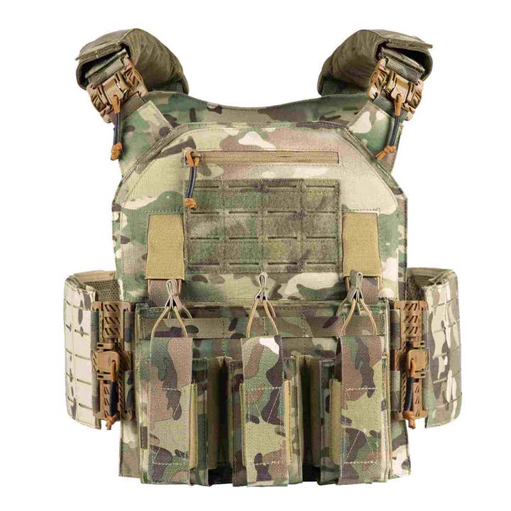 Votagoo 601 Laser Cut Molle Vest Adjustable Plate Carrier Tactical Military Vest for wholesale by Antarctica Outdoors