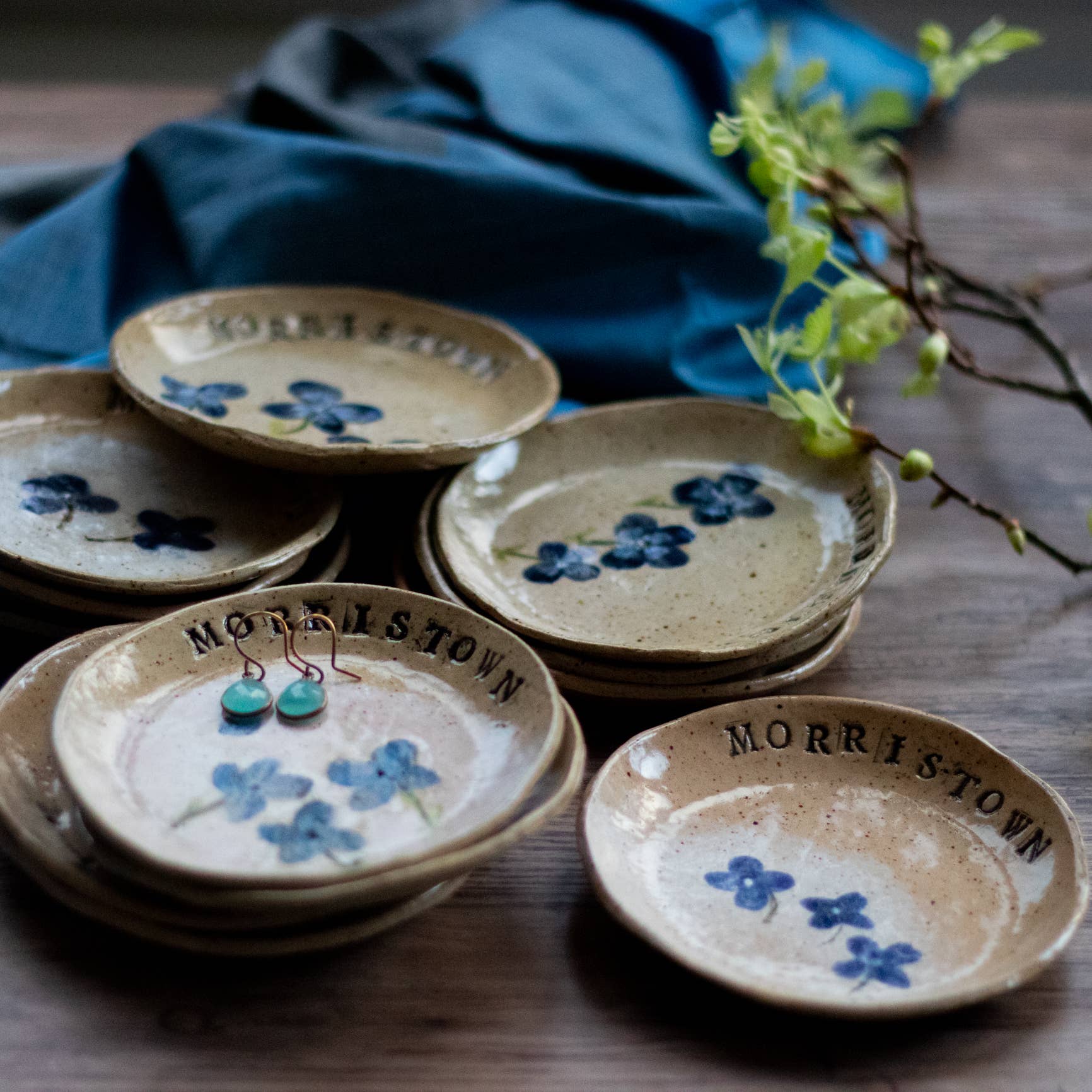 Tara Kothari - Wholesale Jewelry Dish - Rustic Wildflower Handmade Pressed Flower Jewelry Dish11