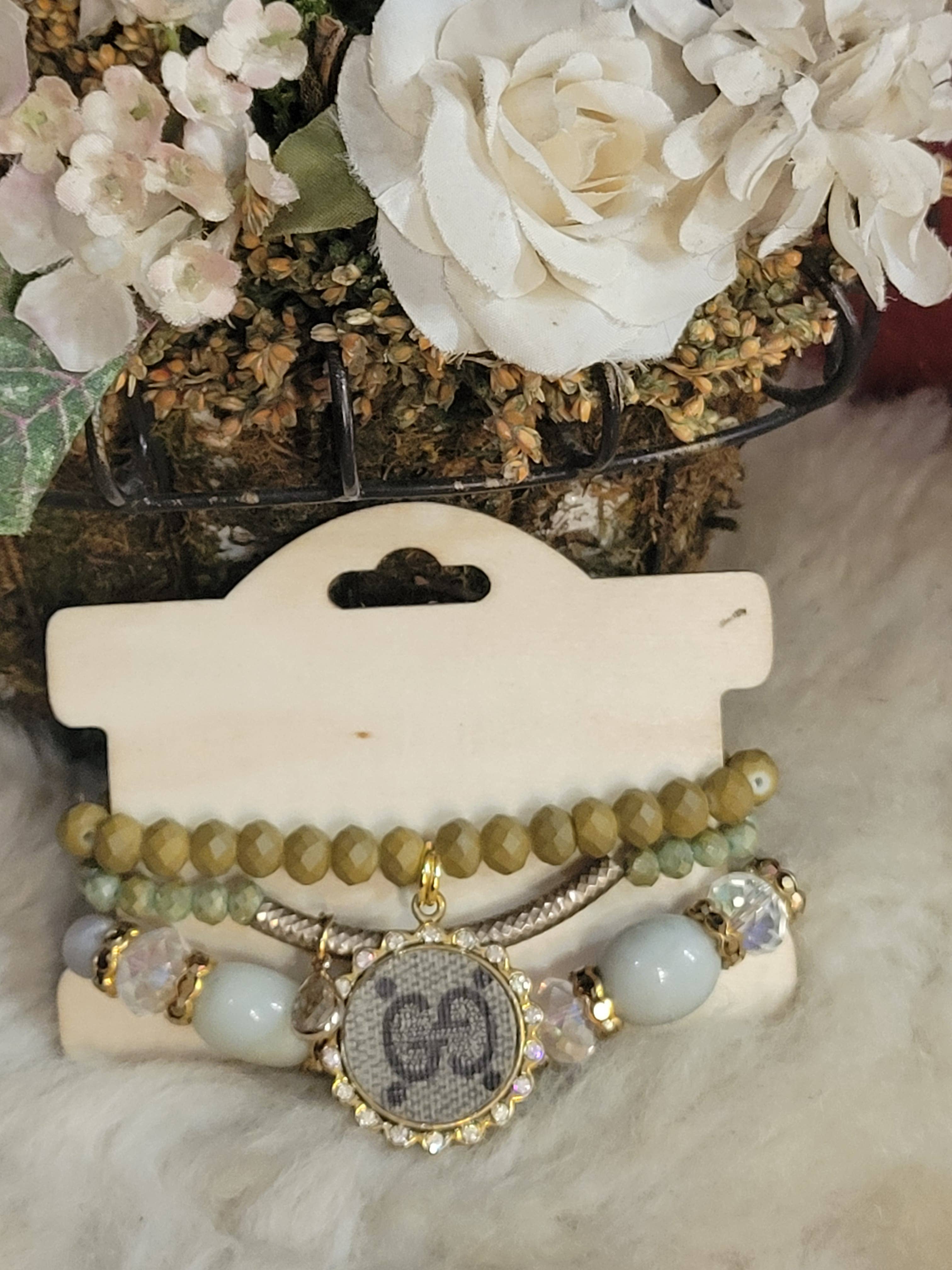 Upcycled Always & Forever accessories - Wholesale Jewelry Set - Upcycled small stacks - last ones available 11