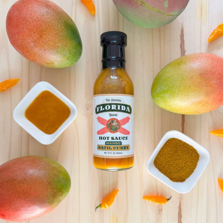 Mango Datil Curry Sauce for wholesale by The Original Florida Brand Hot Sauce
