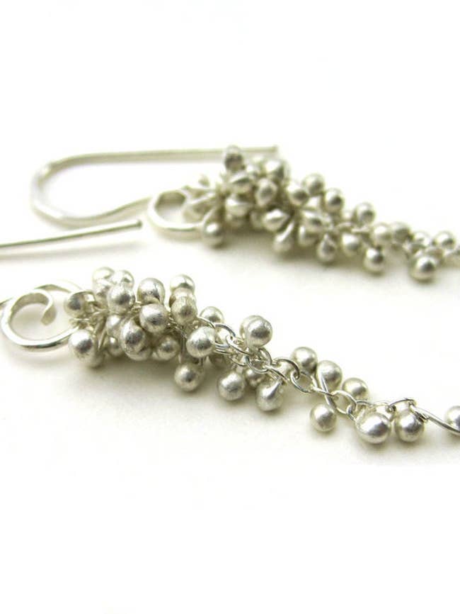 Wisteria Caviar Earrings- Medium for wholesale by YedOmi Jewelry