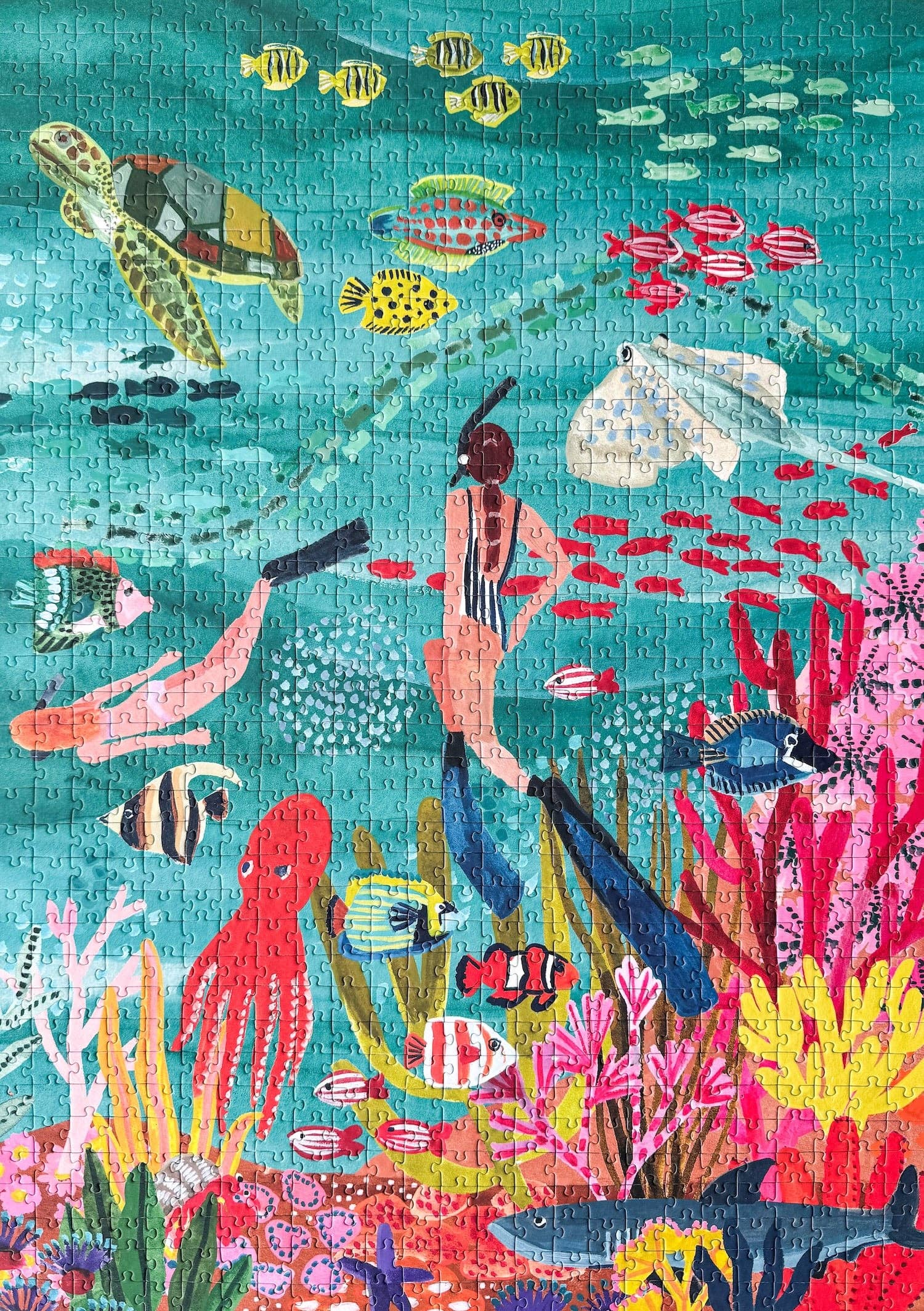 Piecely Puzzles - Vente Puzzle – adulte - Puzzle de 1000 pièces sous la mer1