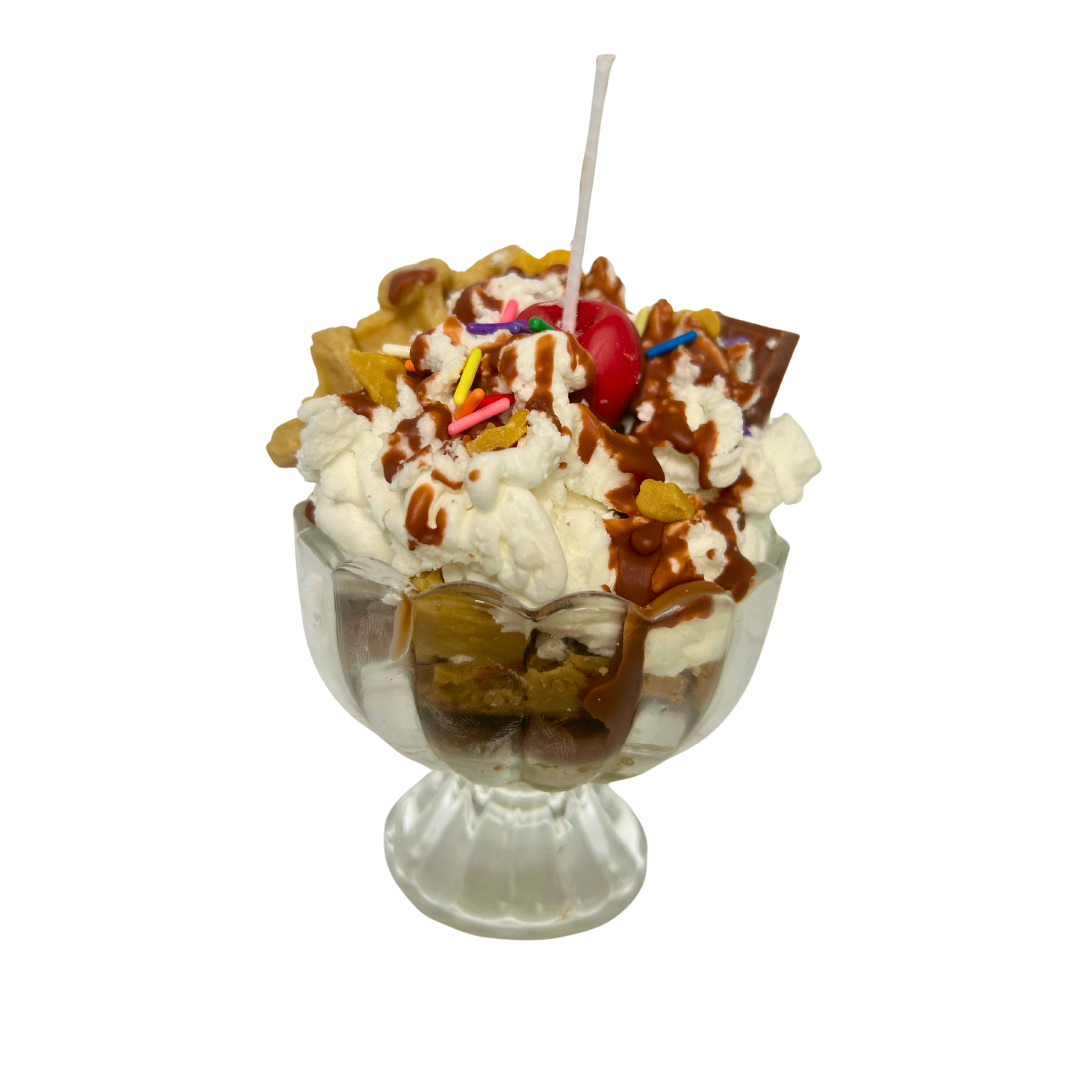 Serene Soap Co - Wholesale Novelty Candle - Decadent Waffle Sundae Bowl Soy Wax Candles3