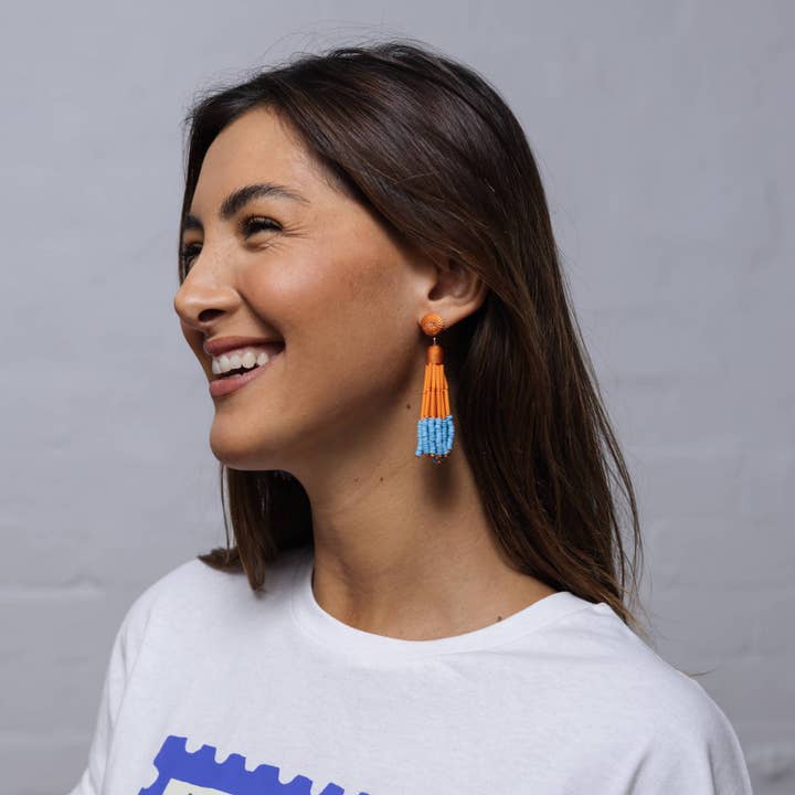 Boucles d'oreilles perlées GR2454 pour la vente par ZODA