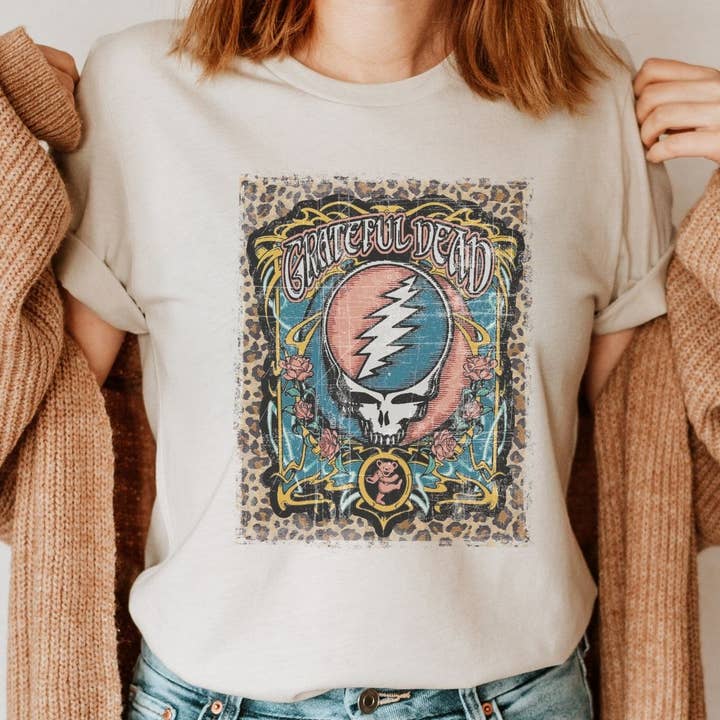 Grateful Dead Graphic Tee for wholesale by Bella Me