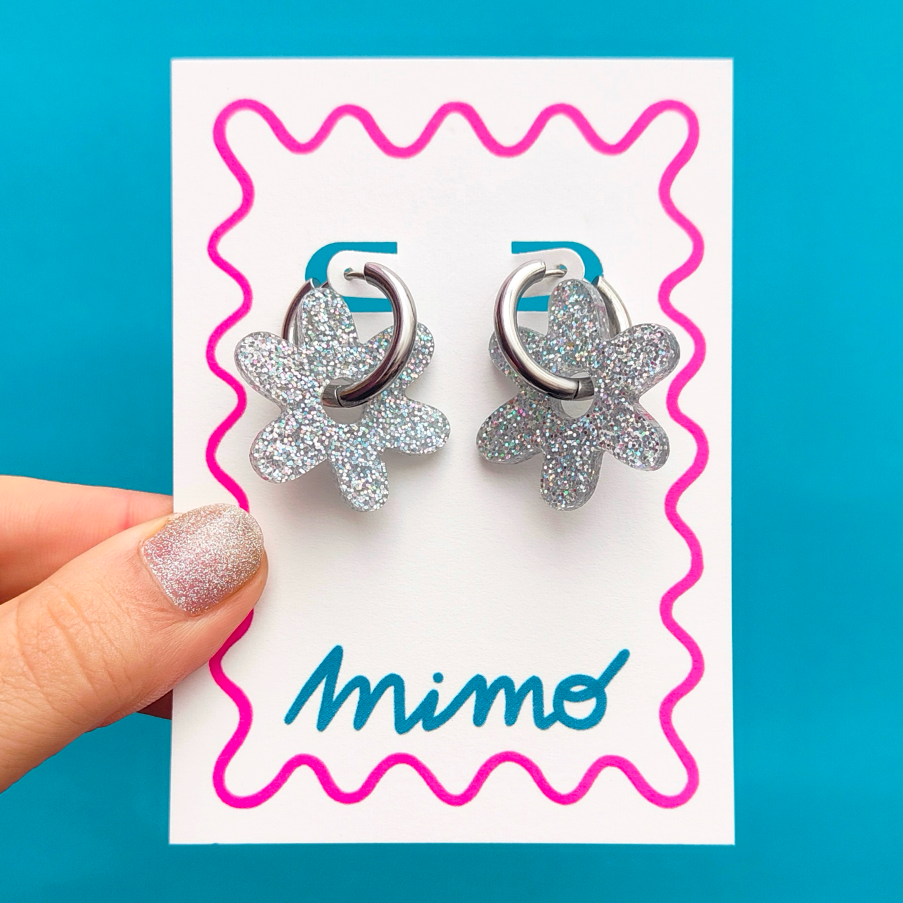 Mimo – wholesale Hoop earrings – Wholesale Flower Hoop Earrings0