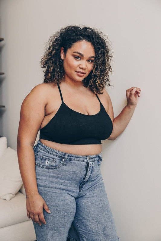 Tattoo Bralette - Black for wholesale on Faire3