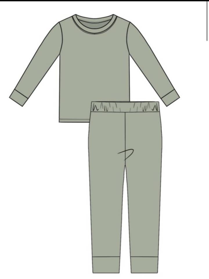 Set Bamboo Lounge para venta al por mayor de Little Lott Clothing Co.