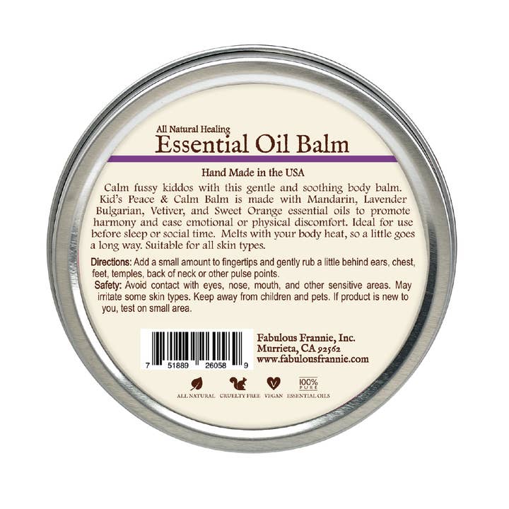 Fabulous Frannie, Inc - Wholesale Healing Salve/Balm/Cream - 3.5oz Essential Oil Healing Balms9
