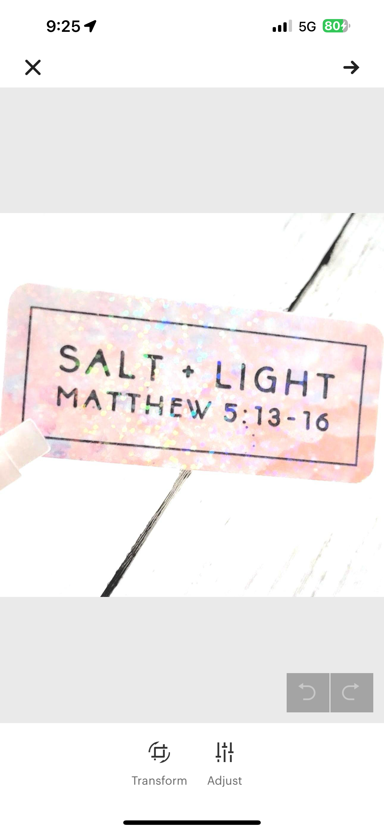 Dashmonograms - Wholesale Sticker - Salt and Light, Matthew 5:13 Vinyl Sticker, Religious Bible 1