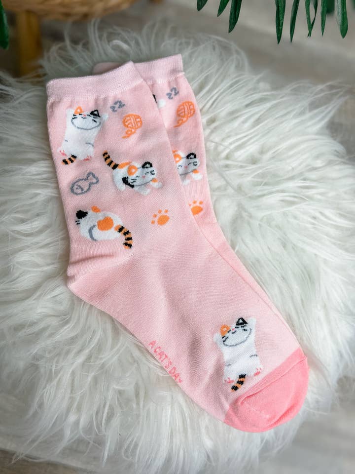 Prep Obsessed Wholesale – Engroshandel Strømper - Dame – Cat Crew sokker
