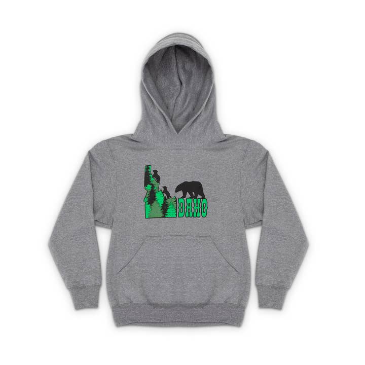 3 Bears Idaho Youth Hoodie for wholesale by Salty Bear
