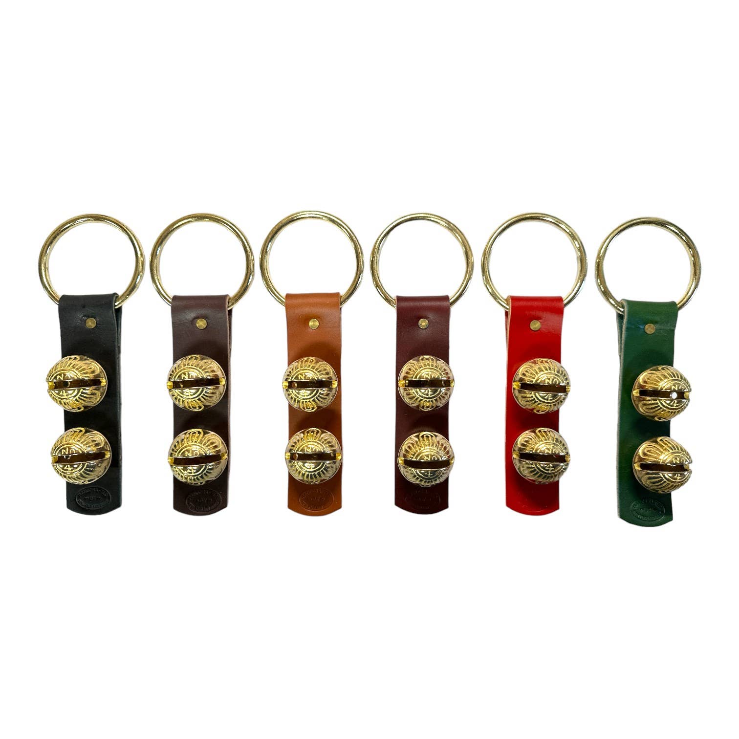 New England Bells - Wholesale Bell - Traditional Strap Bells - #4 Size Bells - 2 Bells on Strap12