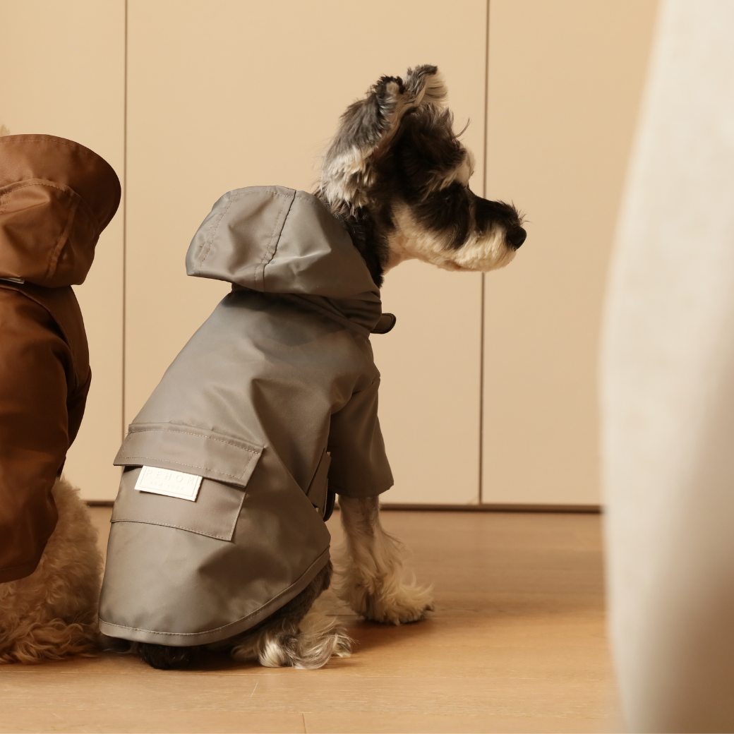 PEHOM - Vendita all'ingrosso Impermeabile - Cani - IMPERMEABILE BOWERY - GRIGIO8