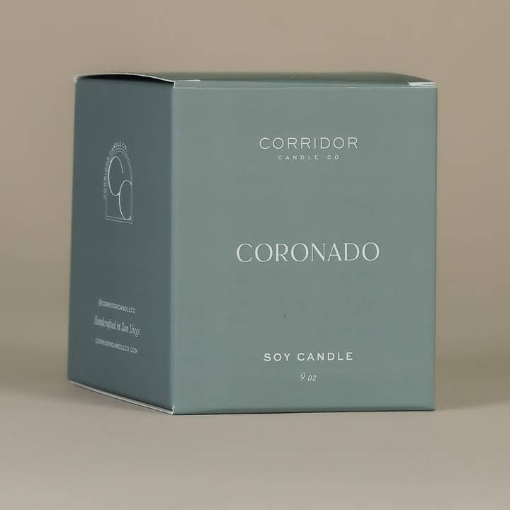 Corridor Candle Co. - Wholesale Jar/Filled Candle - Coronado Soy Candle3