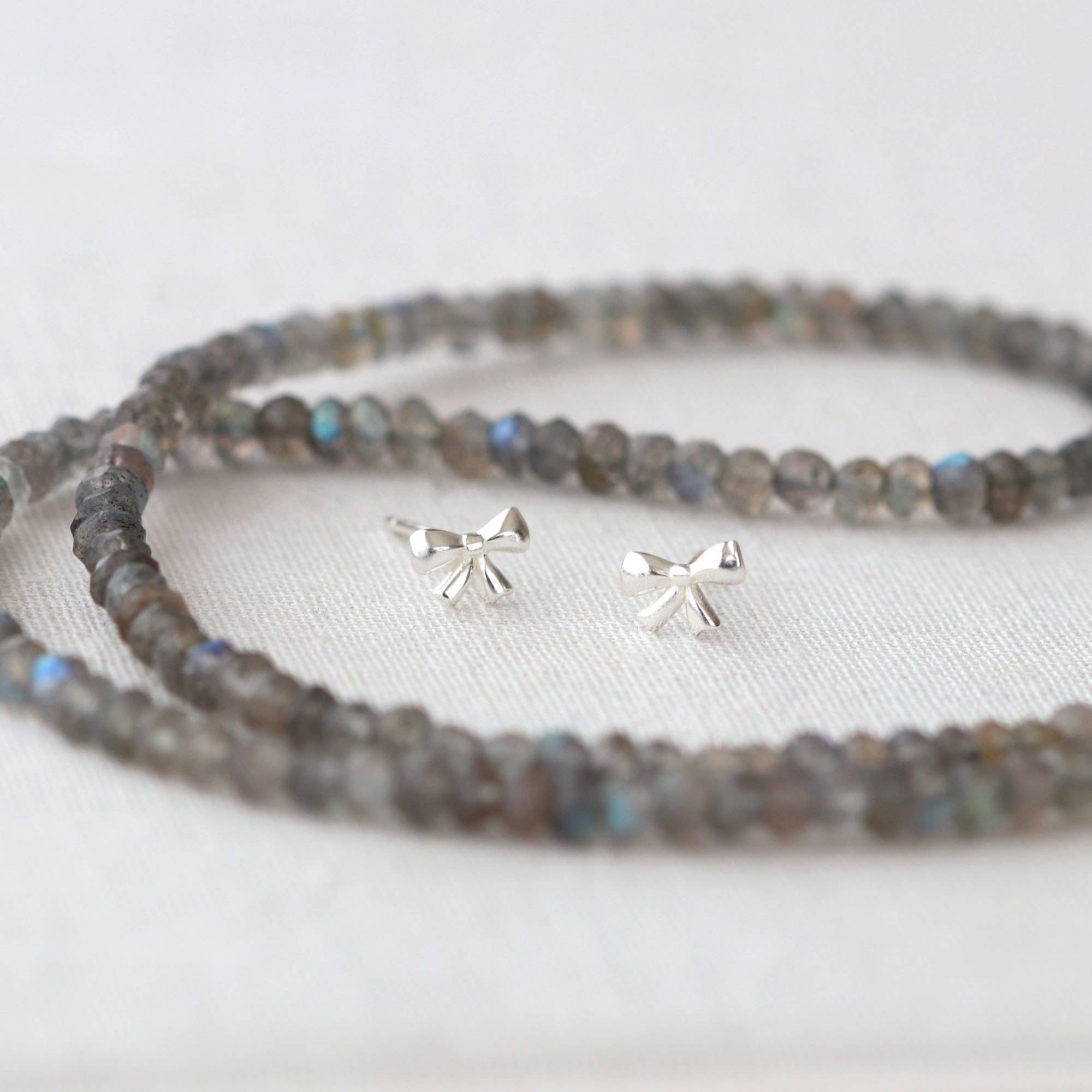 Kris Nations - Wholesale Stud/Post Earrings - Bow Stud Earrings 18K Gold Vermeil | Sterling Silver Nickel Free Hypoallergenic Ships from CA11