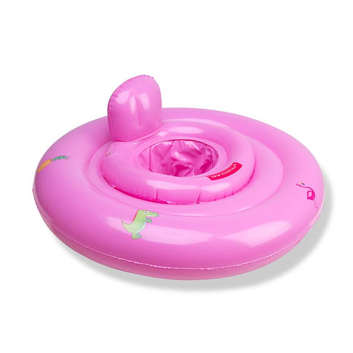 Bouée Bébé - Rose - Safari Rose - 0/1 An pour la vente par Swim Essentials