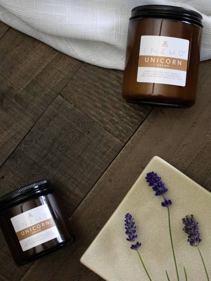 Unicorn - For Dreams - Vela de soja aromaterapia por atacado de INZHO